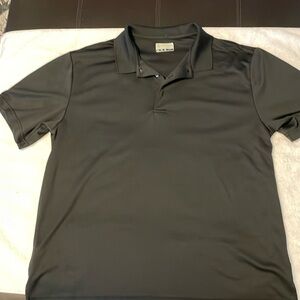 Men’s black XL polo shirt